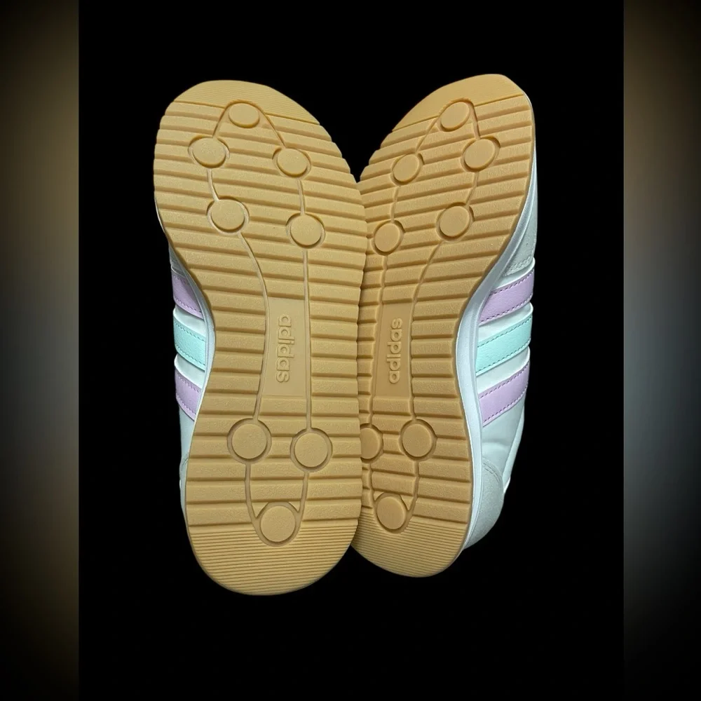 🌟🌟🌼NIB ADIDAS RUN 70’s 2.0 J. Women's White and Pastel Sneakers - Picture 9 of 10